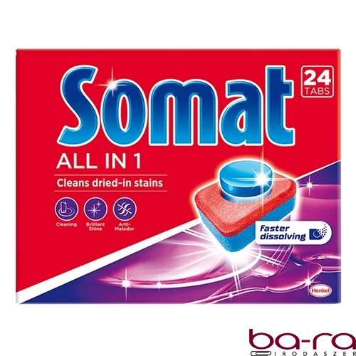 Mosogatógép tabletta SOMAT All-in-1  24 db