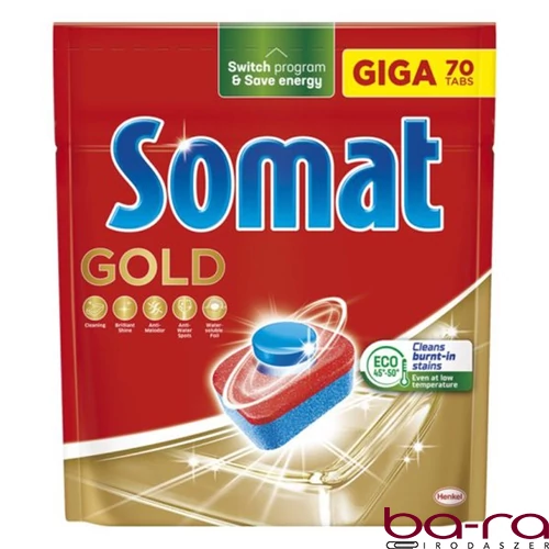 Mosogatógép tabletta SOMAT Gold 70 darab/doboz