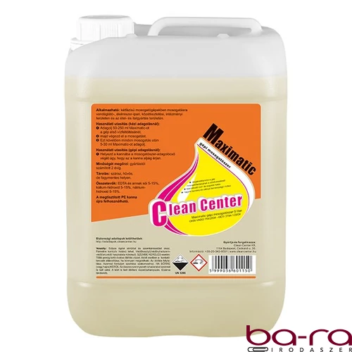 Mosogatószer gépi CLEAN CENTER Maximatic 5L