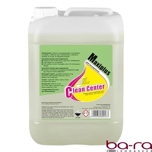 Mosogatószer gépi CLEAN CENTER Maxiplus 5L