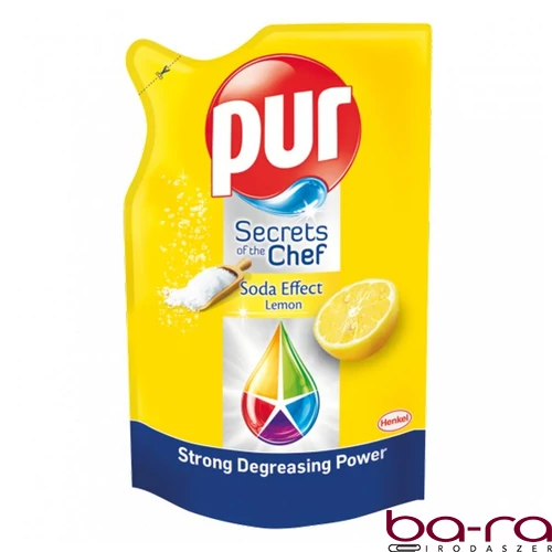 Mosogatószer utántöltő PUR Lemon Extra 450ml