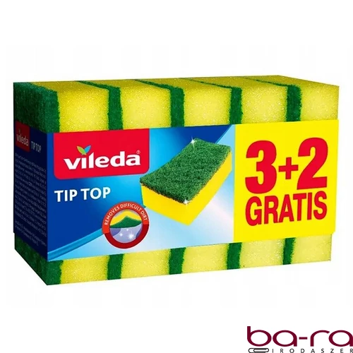 Mosogatószivacs VILEDA Style Tip Top 3+2 darabos