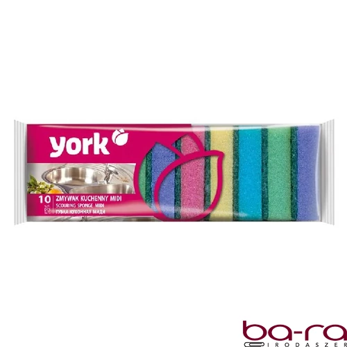 Mosogatószivacs YORK midi 10 darabos