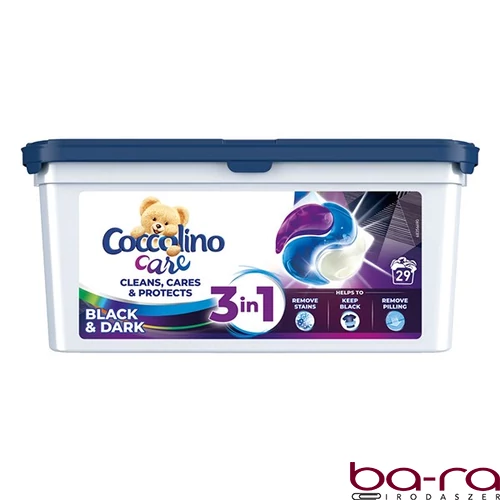 Mosókapszula COCCOLINO Care Black 26 db