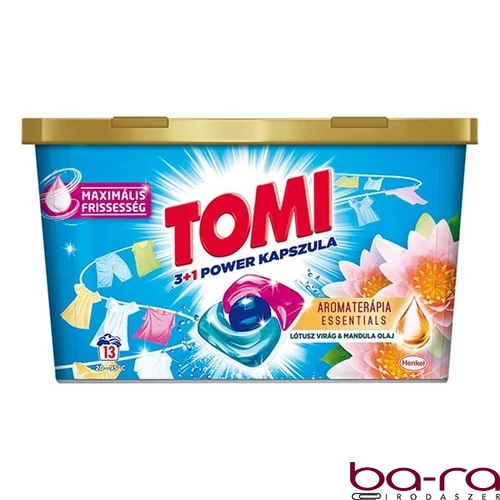 Mosókapszula TOMI Power aromaterápia lótusz 13 db
