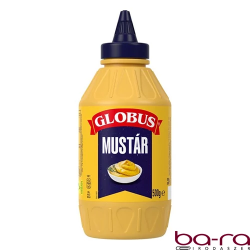 Mustár GLOBUS flakonos 500 g