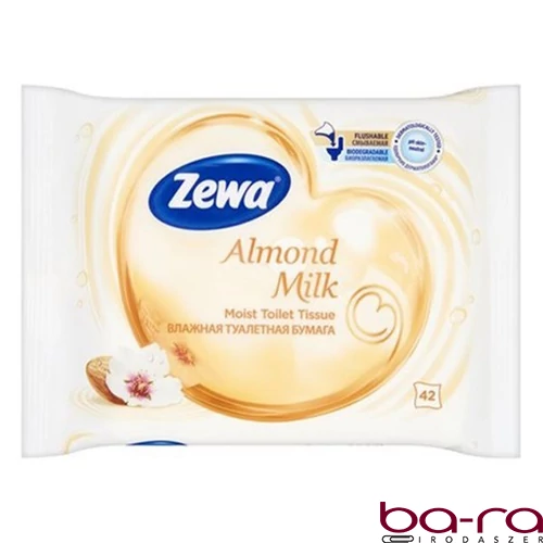 Nedves toalettpapír ZEWA Almond Milk 42 darabos