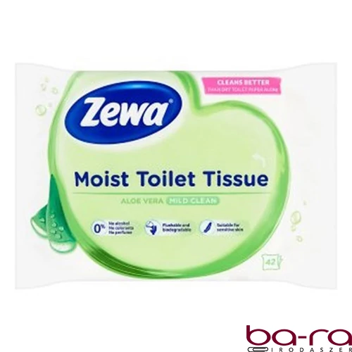 Nedves toalettpapír ZEWA Aloe Vera 42 darabos