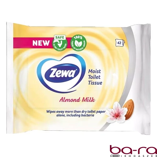 Nedves toalettpapír ZEWA Almond Milk 80 darabos