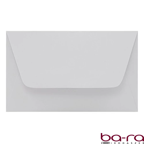 Névjegyboríték színes KASKAD enyvezett 70x105 mm 94 ezüst szürke 50 darabos