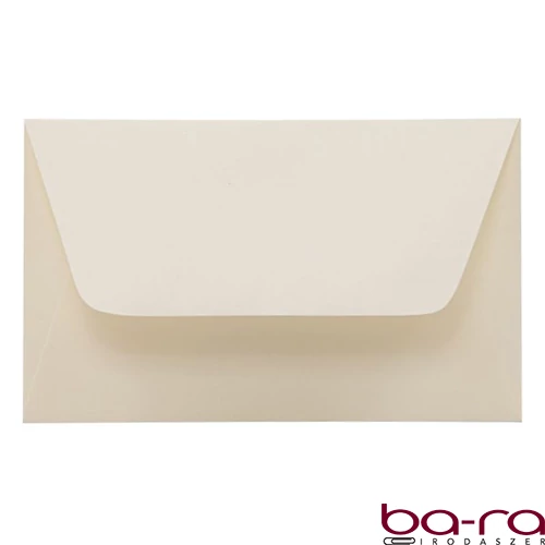 Névjegyboríték színes KASKAD enyvezett 70x105mm 12 vanilia 50 darabos