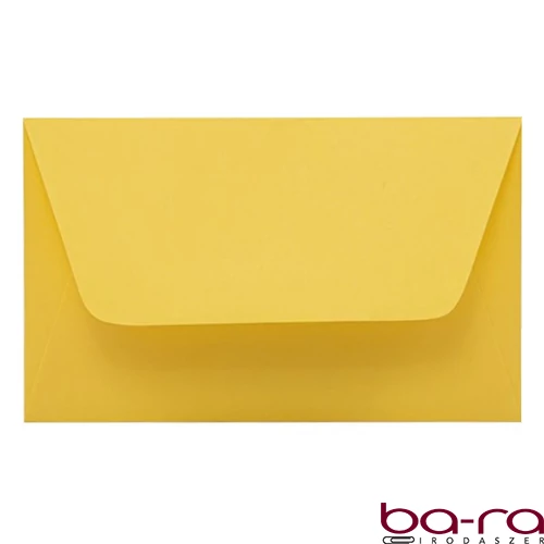Névjegyboríték színes KASKAD enyvezett 70x105mm 57 citromsárga 50 darabos