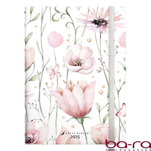Notesz ponthálós DOLCE BLOCCO Secret Journal A/5 176 oldalas Bellflower keménytáblás gumis
