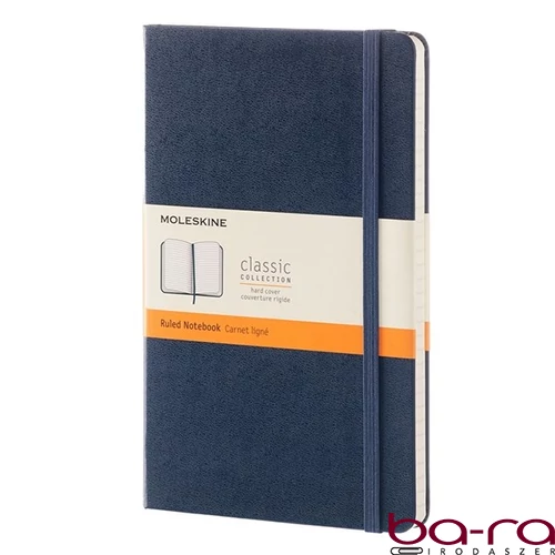 Notesz vonalas MOLESKINE QP060B20 "L" keményfedeles zafírkék