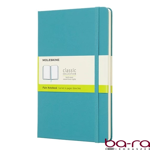 Notesz sima MOLESKINE QP062B35"L" keményfedeles hamukék