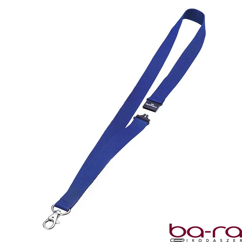 Nyakpánt DURABLE biztonsági zárral 20 mm sötétkék