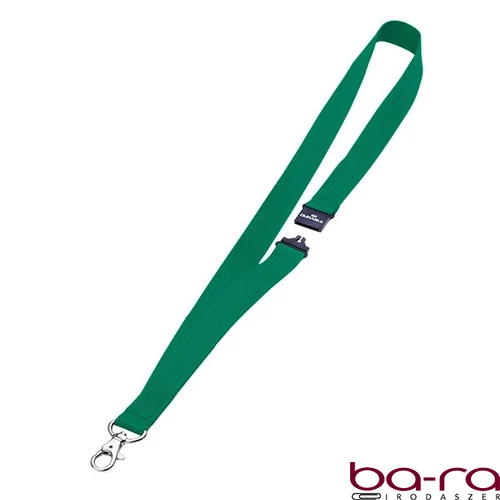 Nyakpánt DURABLE biztonsági zárral 20 mm zöld