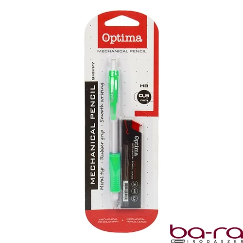 Nyomósirón OPTIMA 0,5mm vegyes színek + grafitbél 0,5mm HB