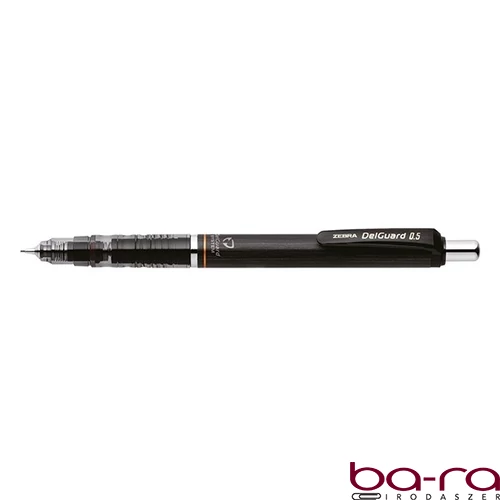 Nyomósirón ZEBRA DelGuard 0,5 mm fekete