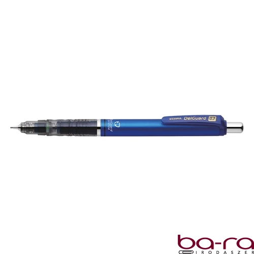 Nyomósirón ZEBRA DelGuard 0,7 mm kék