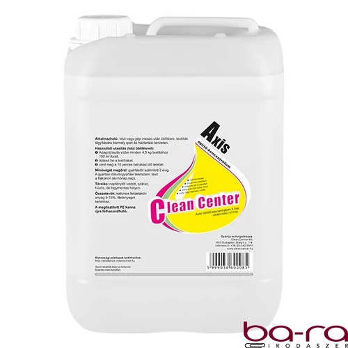 Öblítő koncentrátum CLEAN CENTER Axis 5L