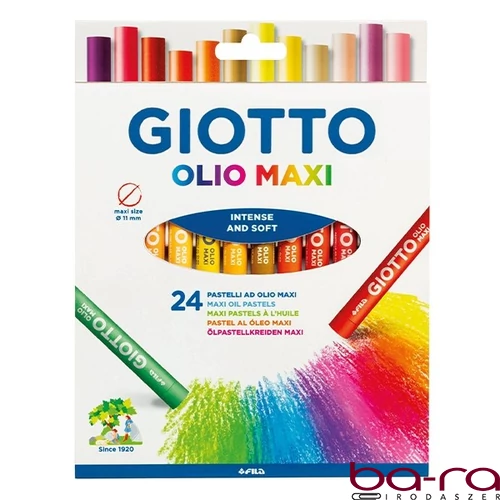 Olajpasztell GIOTTO Olio Maxi 11mm akasztható 24 darabos