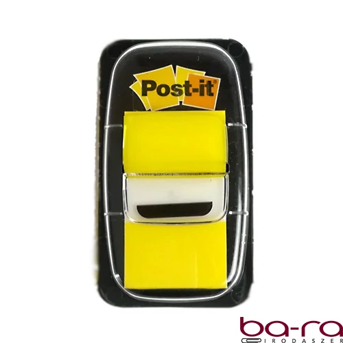 Oldaljelölő 3M Post-it 680-5 műanyag 25x43mm sárga