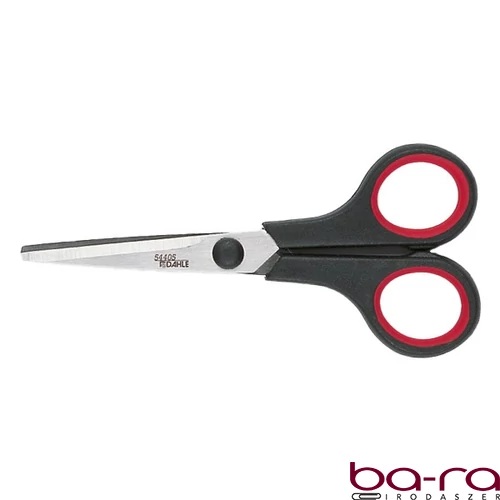 Olló irodai DAHLE 54405 gumifogós 14 cm fekete