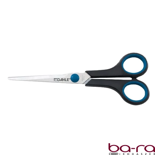 Olló irodai DAHLE 54407 gumifogós 18 cm fekete