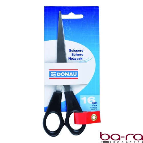 Olló irodai DONAU 16 cm fekete