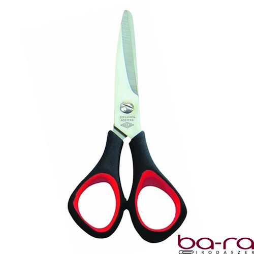 Olló irodai WEDO 976-5 gumifogós 14cm fekete