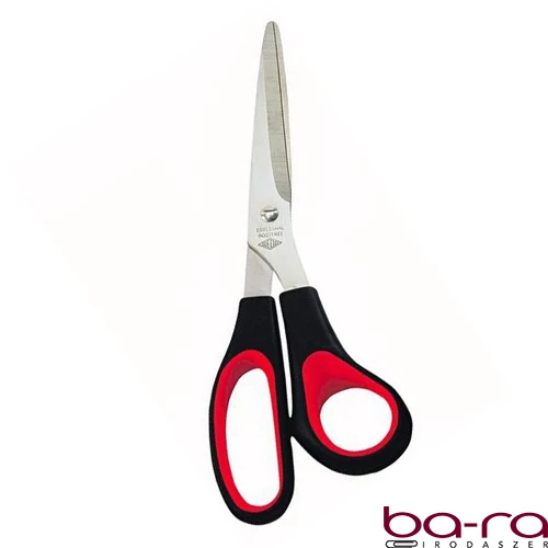 Olló irodai WEDO 976-8 gumifogós 21cm fekete