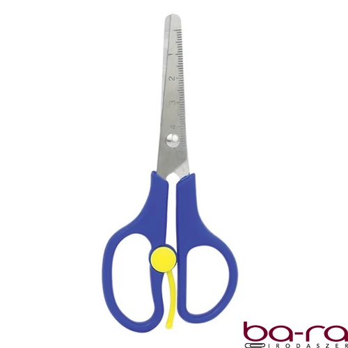 Olló iskolai FIORELLO GR-6500 rásegítős balkezes kerekített hegy 13cm