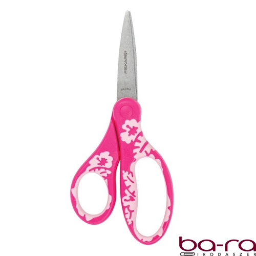 Olló iskolai FISKARS rózsaszín Softgrip 15cm