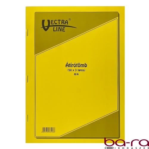 Önátírótömb VECTRALINE A/4 50x3 példány