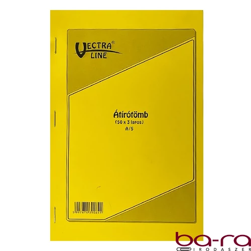 Önátírótömb VECTRALINE A/5 50x3 példány