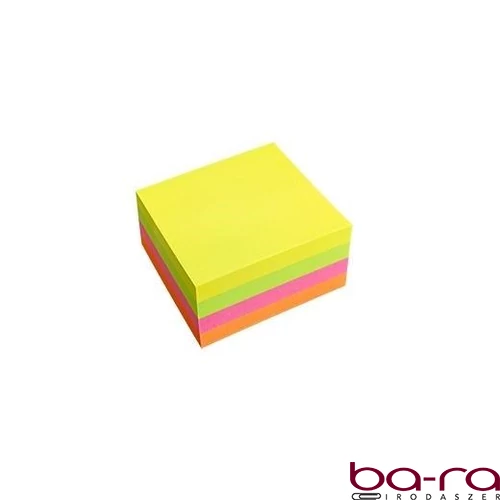 Öntapadós jegyzettömb GLOBAL Notes 5658-39  50x50mm neon 240 lap