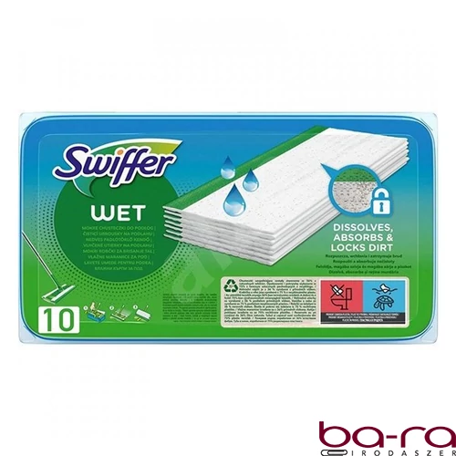 Padlótörlő SWIFFER nedves utántöltő 10 db