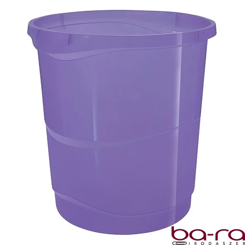 Papírkosár ESSELTE Colour Breeze 14 liter áttettsző levendula
