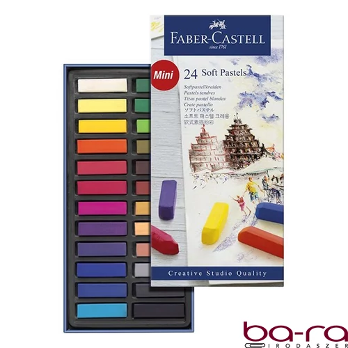 Pasztellkréta FABER-CASTELL Creative Studio mini 24 darabos
