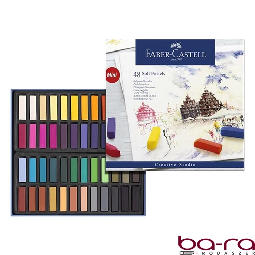 Pasztellkréta FABER-CASTELL Creative Studio mini 48 darabos