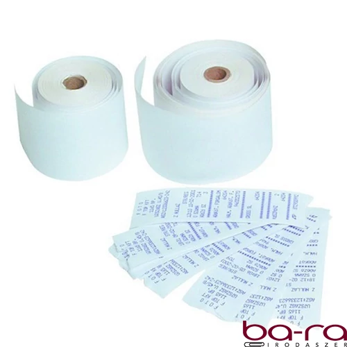 Pénztárgépszalag FORTUNA 57,5x55 12mm 1 példány 100 tekercs/doboz