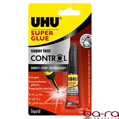 Pillanatragasztó UHU Control 3 g