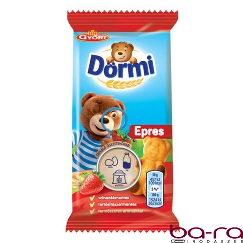 Piskóta GYŐRI ÉDES Dörmi epres 30 g