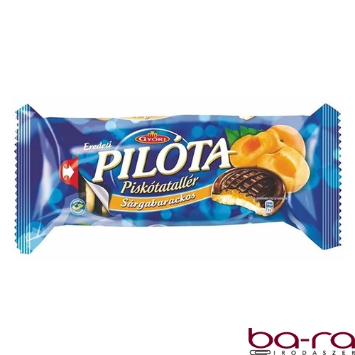 Piskótatallér PILÓTA sárgabarackos 147 g