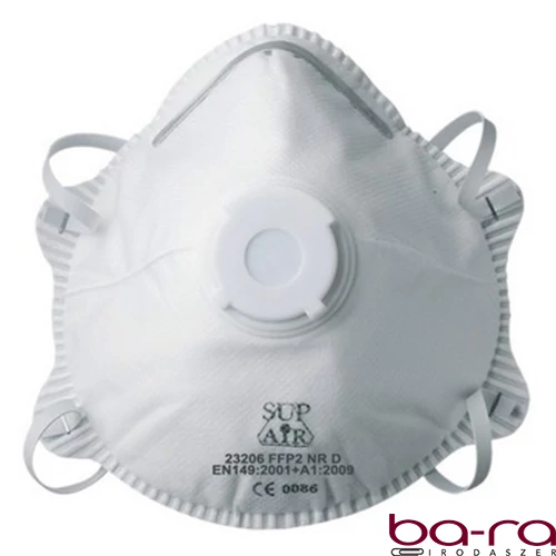 Pormaszk szelepes COVERGUARD FFP2SL NR D fehér 10 darab/doboz