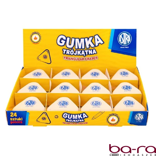 Radír ASTRA háromszög