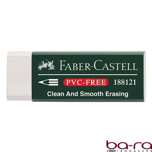 Radír FABER-CASTELL 7081 papírtokos pvc mentes színes ceruzához is