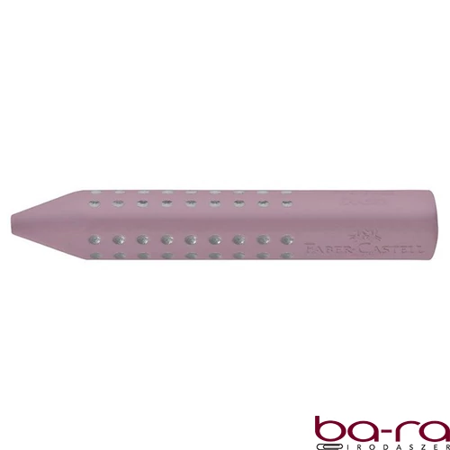 Radír FABER-CASTELL Grip 2001 háromszögletű 90x15x15mm rózsaszín árnyalat