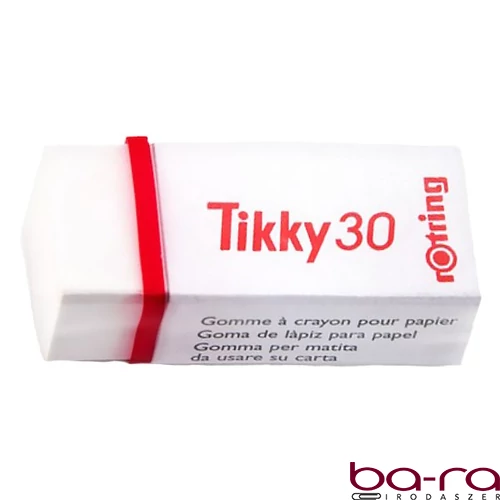 Radír ROTRING Tikky 30 papírtokos 42x12x 7mm fehér